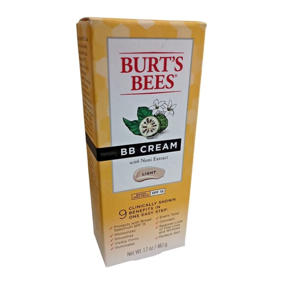 Burts Bees BB Cream Light Medium 1.7oz Tinted Moisturizer with SPF 15 Exp. 11/26 - Picture 1 of 7